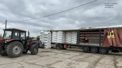 Минвата Технониколь BW. В одну фуру помещается 648 упаковок насыпной минваты Технониколь BW.