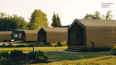 Парк-отель Новая Земля. Эковатой GreenWool мы утеплили парк-отель «Новая Земля» в Татарстане.