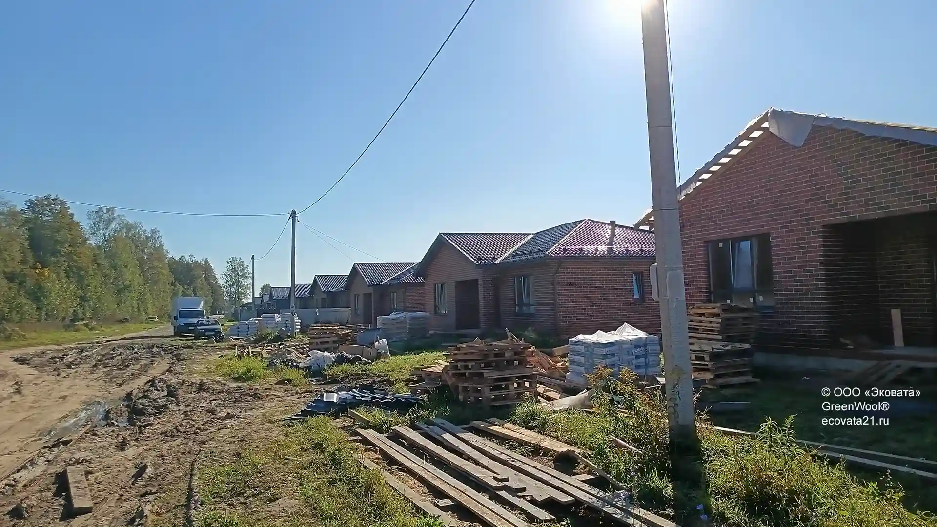 Объект: 11 жилых домов. Как мы утеплили 11 домов задувной минватой Технониколь BW.