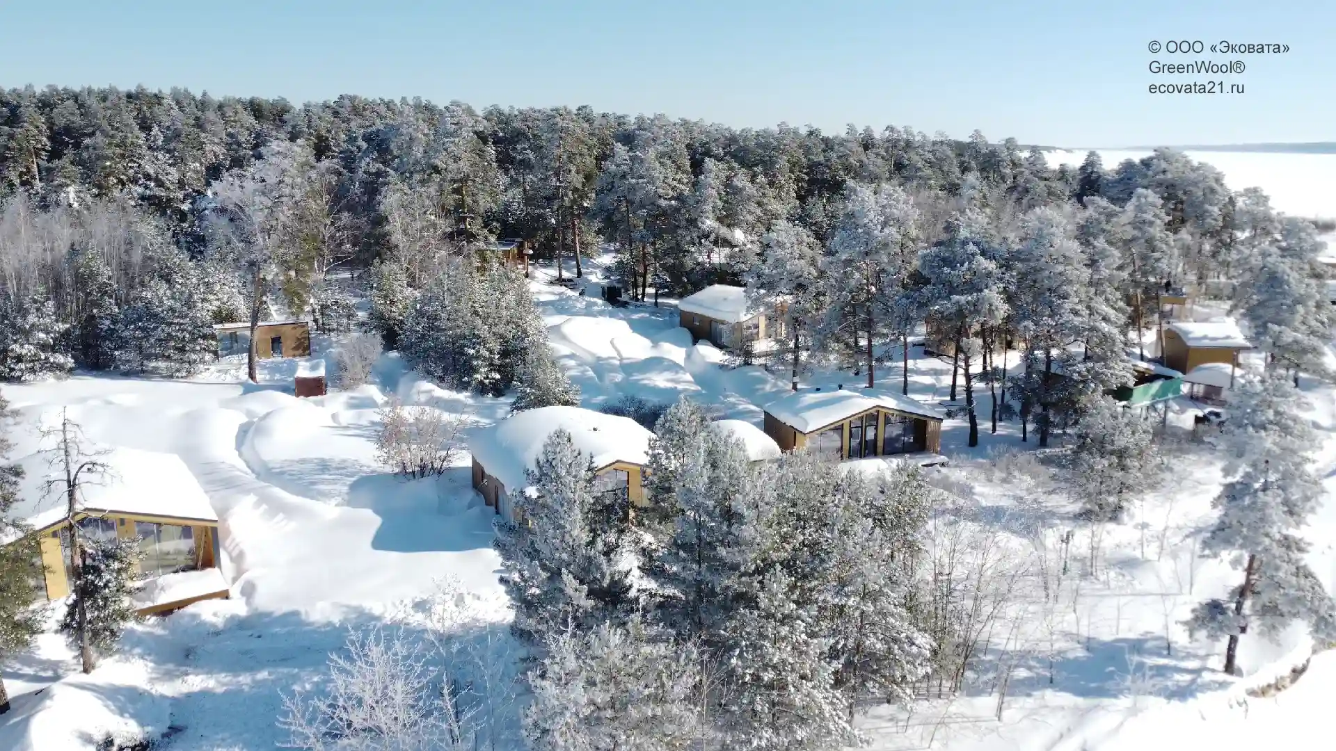 Каркасные кемпинг-дома. Мы утеплили Эковатой GreenWool 22 дома базы отдыха в Чувашии.